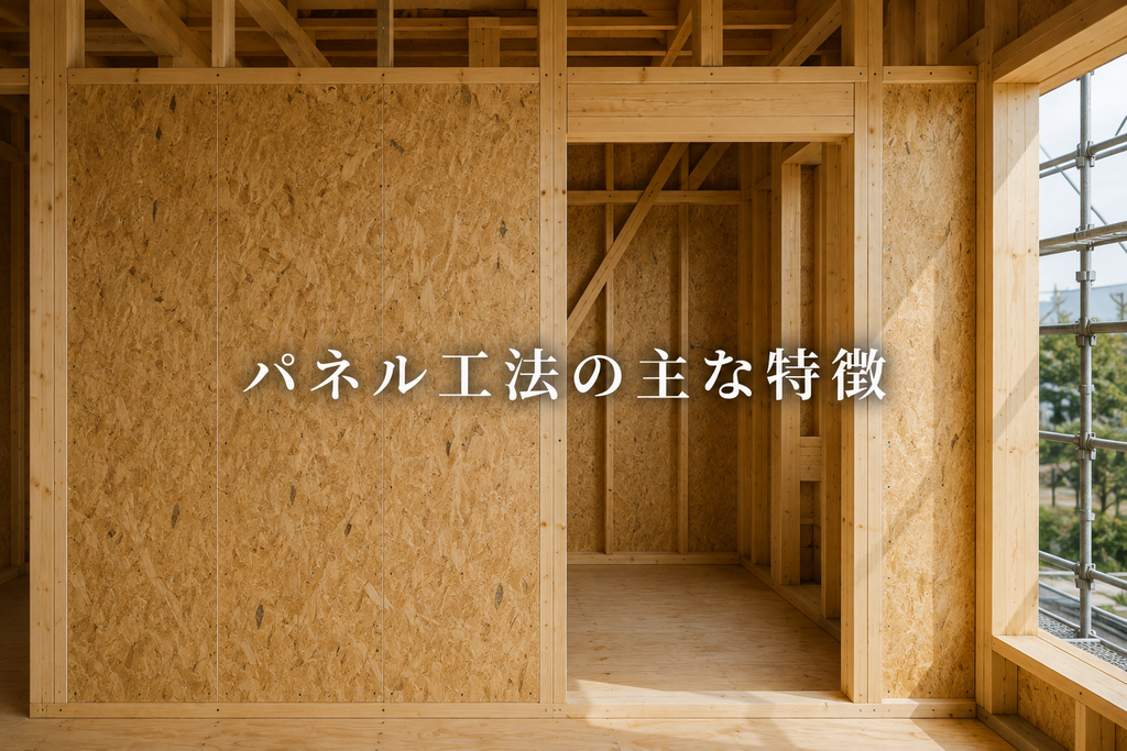 パネル工法の主な特徴