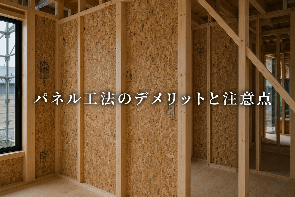パネル工法のデメリットと注意点